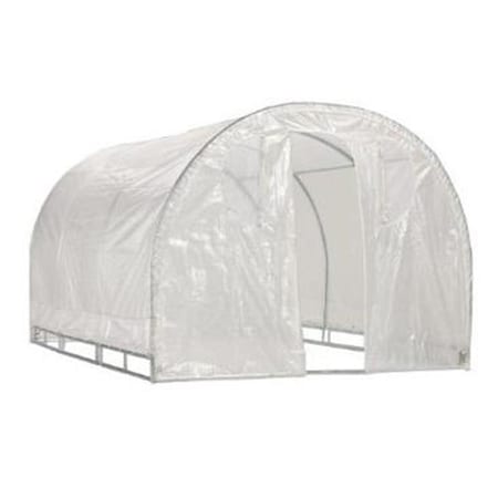 Jewett Cameron Weatherguard 6'6"Hx8'Wx8'L round top greenhouse-IS 63001 IS 63001